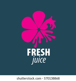 juice splash vector sign