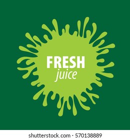 juice splash vector sign