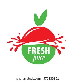 juice splash vector sign