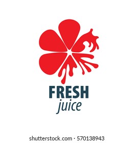juice splash vector sign
