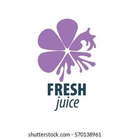 juice splash vector sign