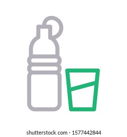 juice vector color line icon 