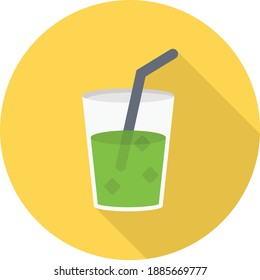 juice vector colour flat icon