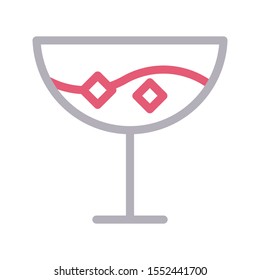 juice vector colour line icon