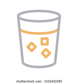 juice vector colour line icon