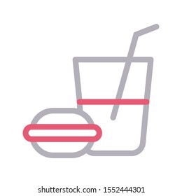 juice vector colour line icon