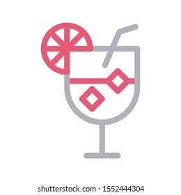 juice vector colour line icon