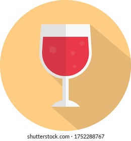 juice vector flat color icon 