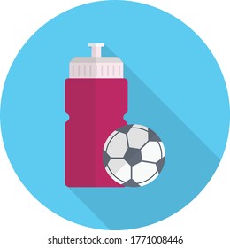 juice vector flat color icon