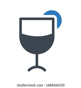juice vector glyph color icon 