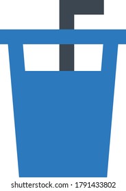 juice vector glyph color icon