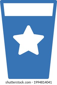 juice vector glyph color icon