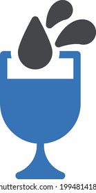 juice vector glyph color icon