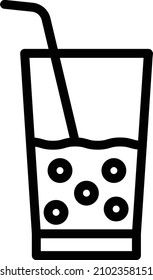 Juice Vector Icon Design Illustration