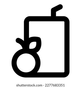 Saft-Vektorsymbol-Illustrationsgut