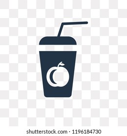 Juice vector icon isolated on transparent background, Juice transparency concept can be used web and mobile