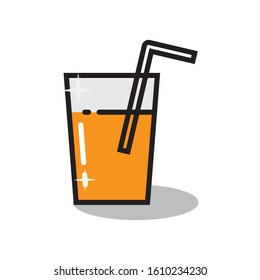 Juice Vector Illustration, Beverage Icon Design