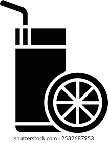 Juice Vector Illustration Detailed Icon