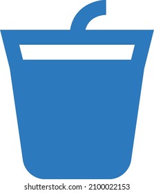 juice vector illustration isolated on a transparent background. glyph vector icons for concept or web graphics.