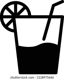 Saft, Vektorgrafik auf transparentem Hintergrund. Symbole in Premium-Qualität. Glyphen Vektorsymbol für Konzept und Grafikdesign.