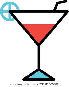 juice Vector illustration on a transparent background. Premium quality symmbols. Line Color vector icons for concept and graphic design.