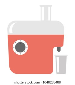 
Juicer blender flat design icon 
