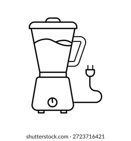 Icono de licuadora con Vector de fondo blanco Ilustración de stock