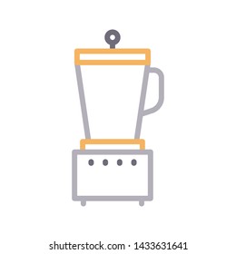 juicer color line vector icon