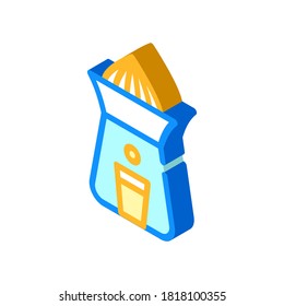 juicer equipment isometric icon vector. juicer equipment sign. isolated symbol illustration