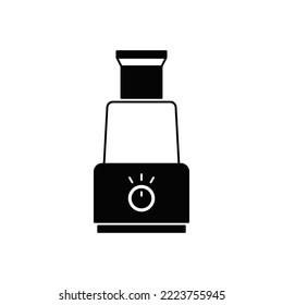 Juicer icon in black flat glyph, filled style isolated on white background