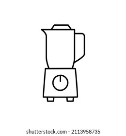 Juicer Icon, blender icon in black line style icon, style isolated on white background
