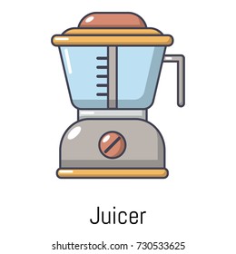 Juicer icon. Cartoon illustration of juicer vector icon for web