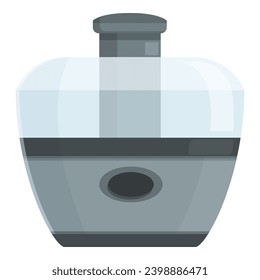 Juicer Symbol-Cartoon-Vektorgrafik. Hausgemacht. Vitamin-Prozessor