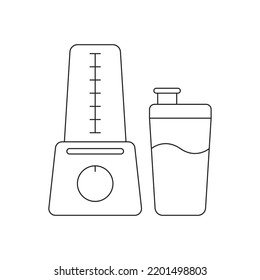 Juicer icon. design of juicer and machine symbol. isolated on white background. vector illustration