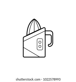 juicer icon. Element of home appliances for mobile concept and web apps. Thin line icon for website design and development, app development. Premium icon on white background
