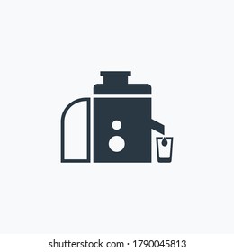 Juicer icon isolated on clean background. Juicer icon concept drawing icon in modern style. Vector illustration for your web mobile logo app UI design.