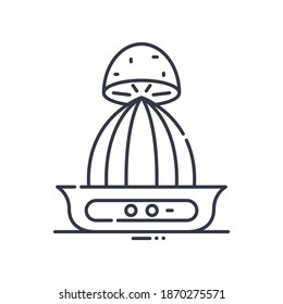 Juicer icon, linear isolated illustration, thin line vector, web design sign, outline concept symbol with editable stroke on white background.