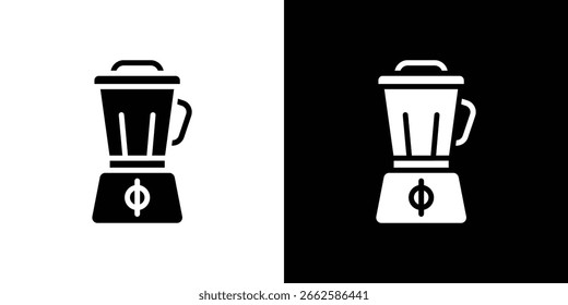 Juicer icon set in black glyph style. silhouette collection vector illustration.