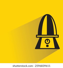 juicer icon with shadow yellow background