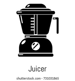 Juicer icon. Simple illustration of juicer vector icon for web