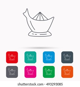 Juicer icon. Squeezer sign.