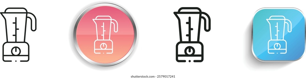 juicer icon. Thin Linear, Regular and Button Style Design Isolated On White Background