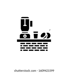 Juicer icon vector illustration. interior symbol. isolated on white background.