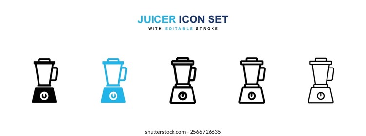 Juicer icons vector collection pack.