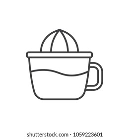Juicer line icon.