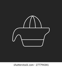 juicer line icon