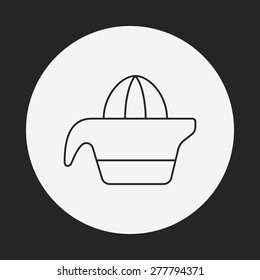juicer line icon