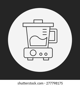 juicer line icon