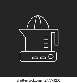 juicer line icon