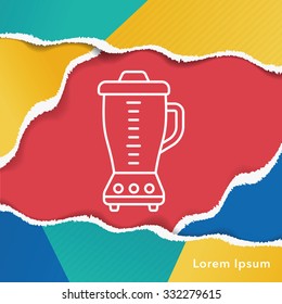 juicer line icon